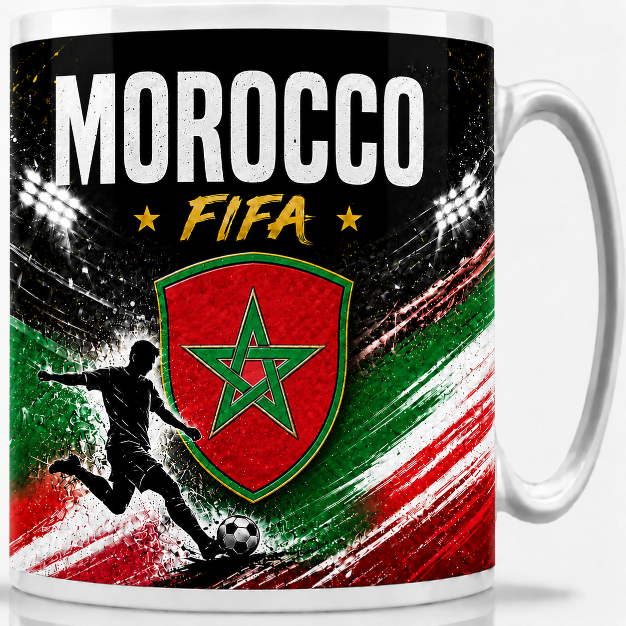 FIFA 2026 Morocco Football All Over Print Mug