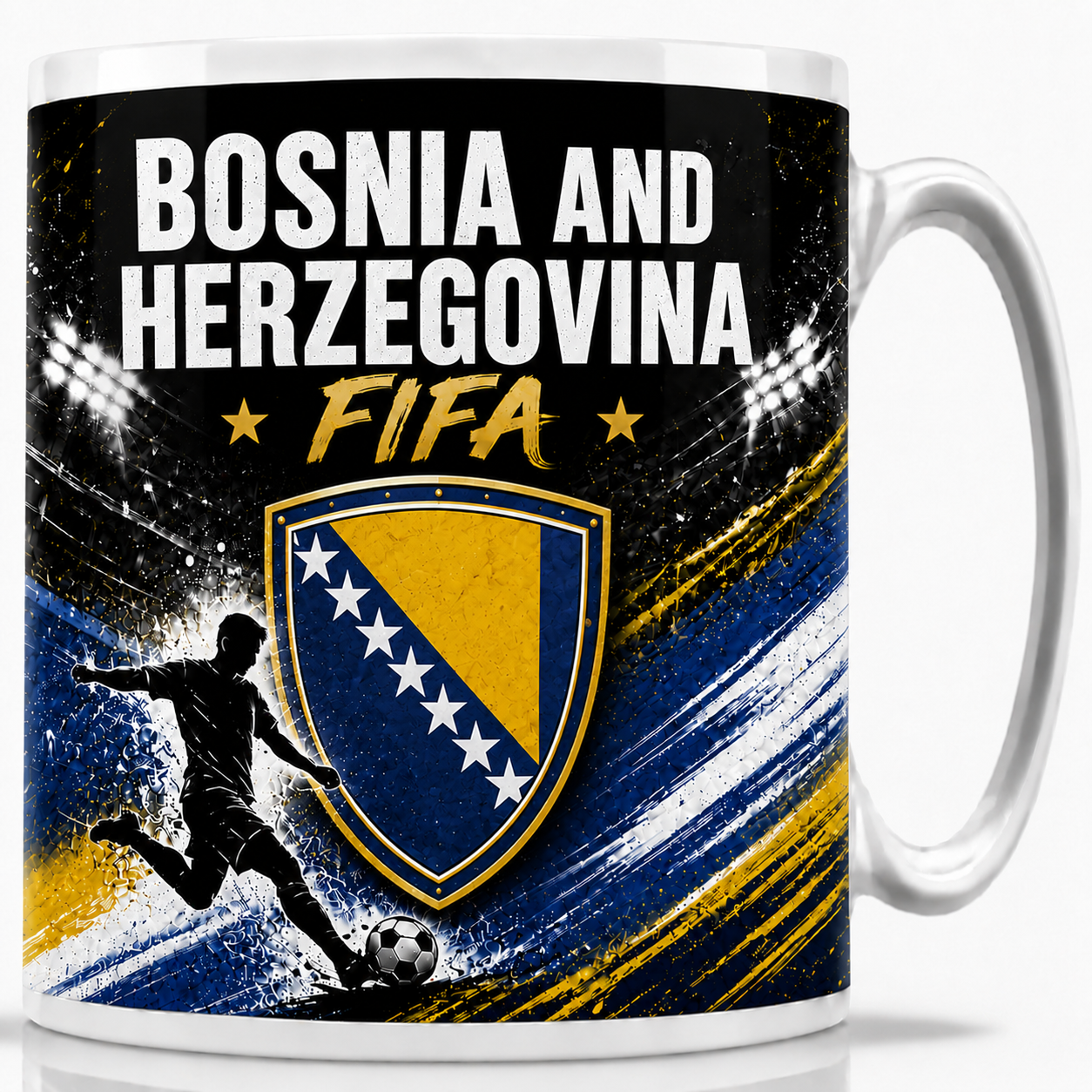 FIFA 2026 Bosnia and Herzegovina Football All Over Print Mug