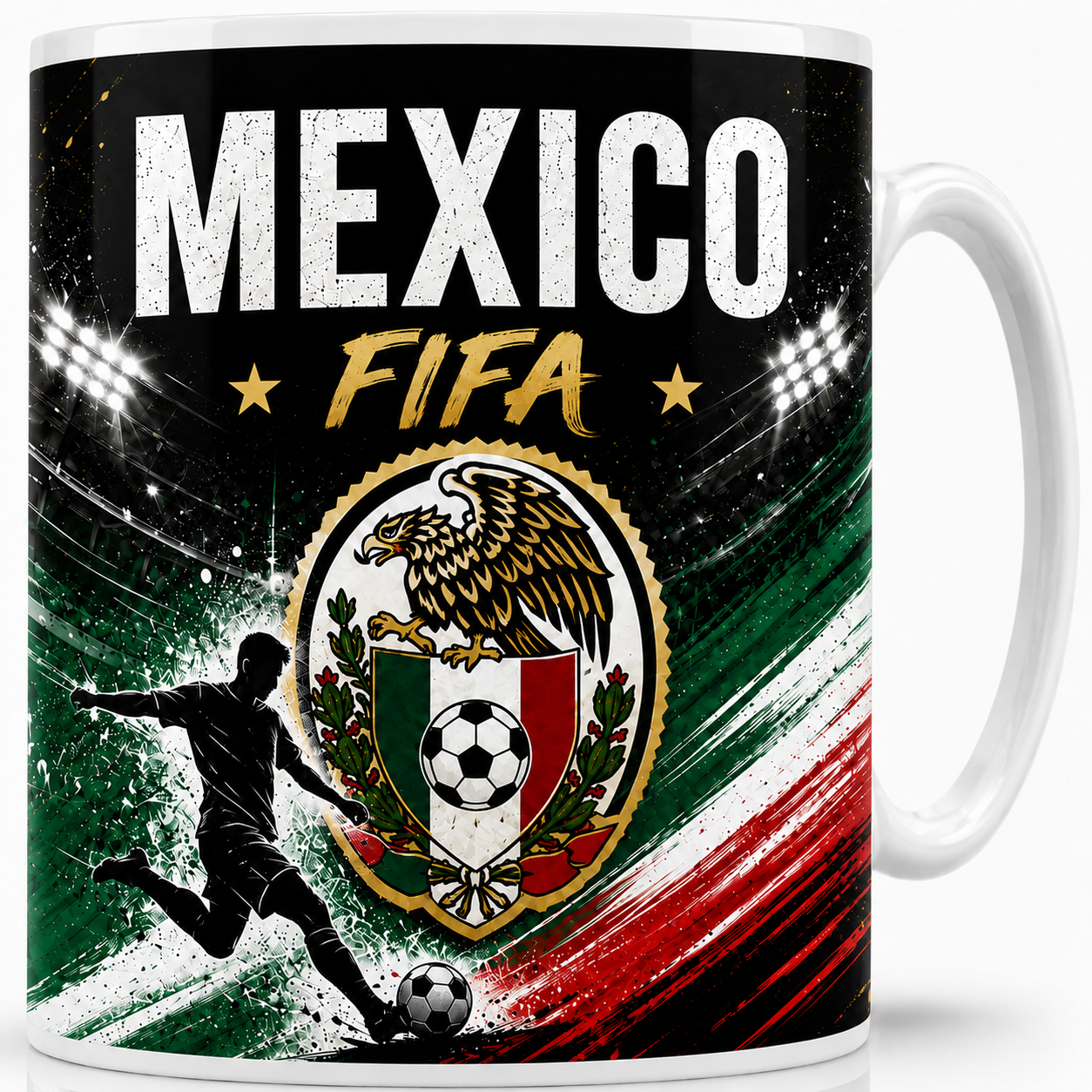 FIFA 2026 Mexico Football All Over Print Mug