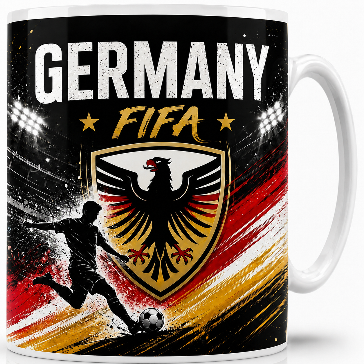 FIFA 2026 Germany Football All Over Printed Mug