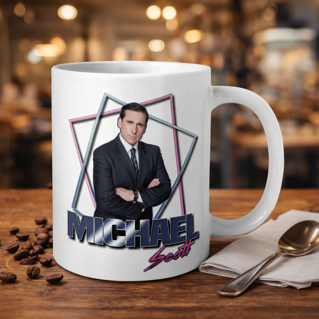 Michael Scott Retro Series Ceramic Coffee Mug