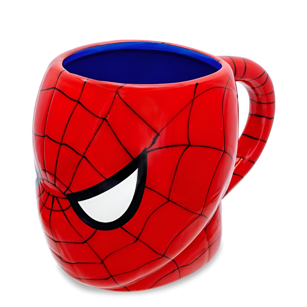 Comics Spider-Man Mask 3D Sculpted Ceramic Mug