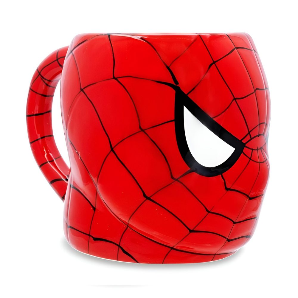 Comics Spider-Man Mask 3D Sculpted Ceramic Mug