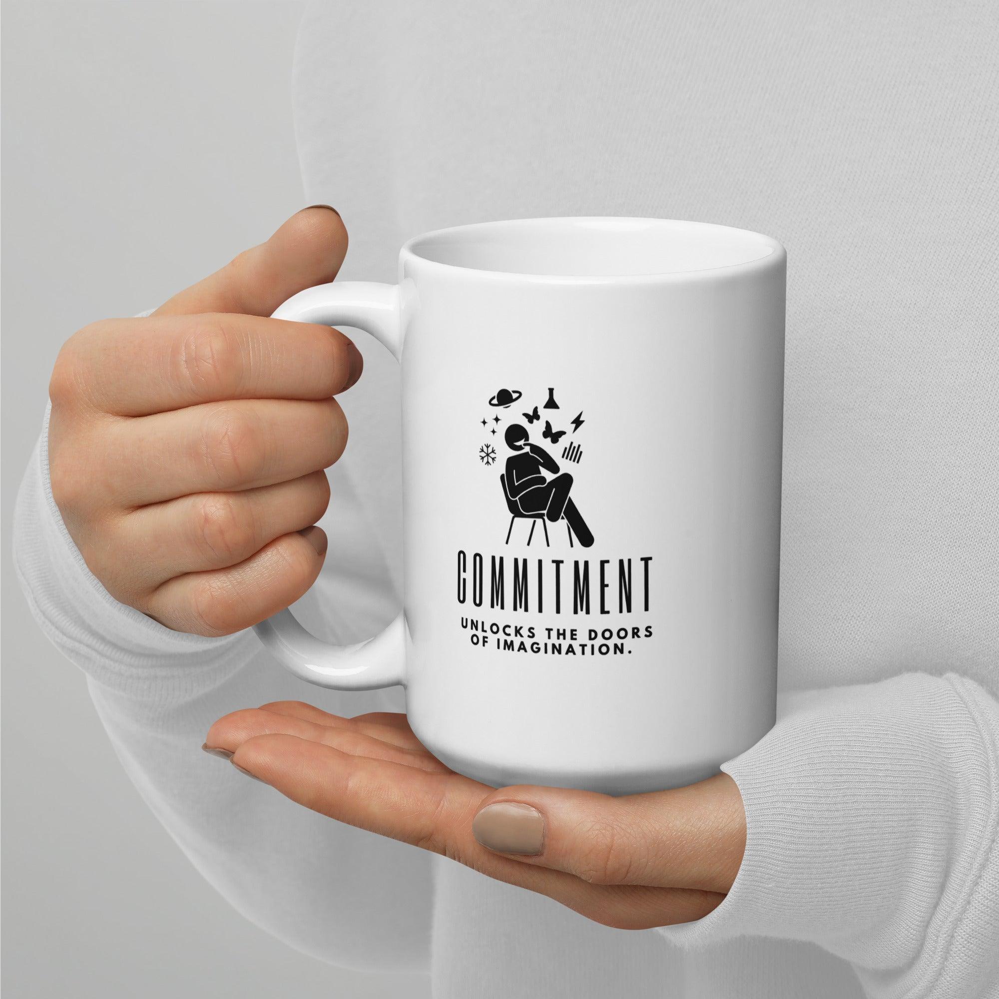 creative commitment ceramic mug - Inspire Cups