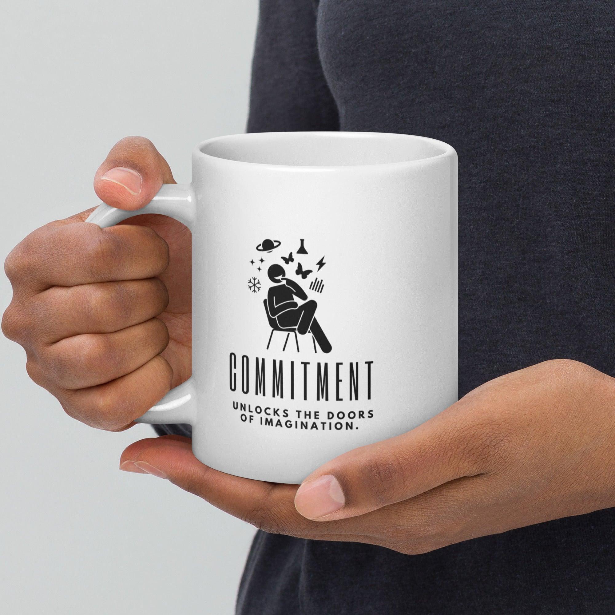 creative commitment ceramic mug - Inspire Cups