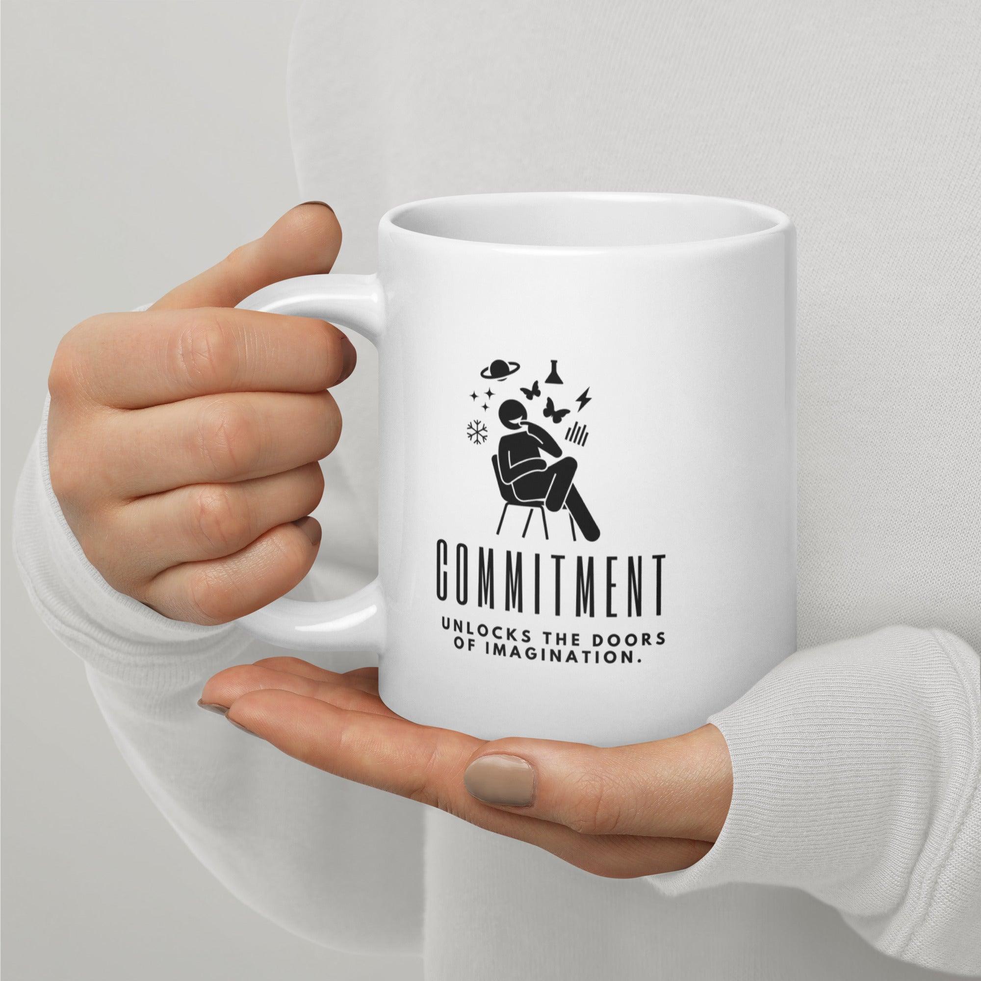 creative commitment ceramic mug - Inspire Cups