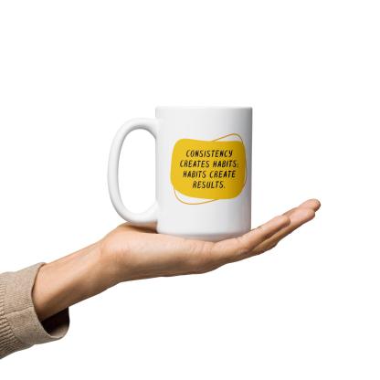 Consistency Habits Results Mug - Inspire Cups