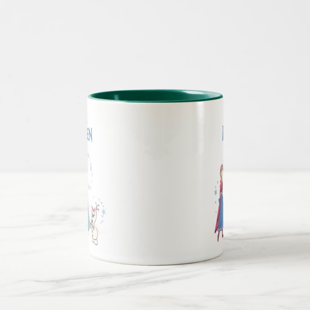 Elsa Anna Olaf Two-Tone Mug 