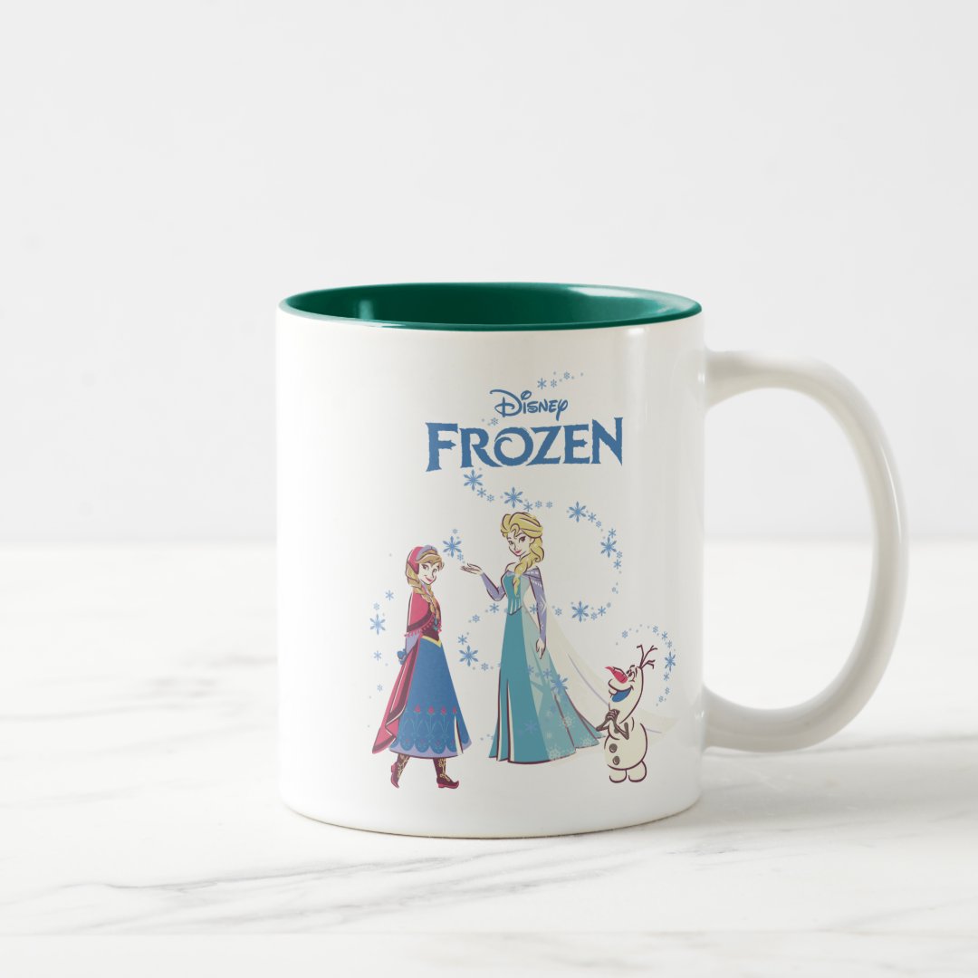 Elsa Anna Olaf Two-Tone Mug 