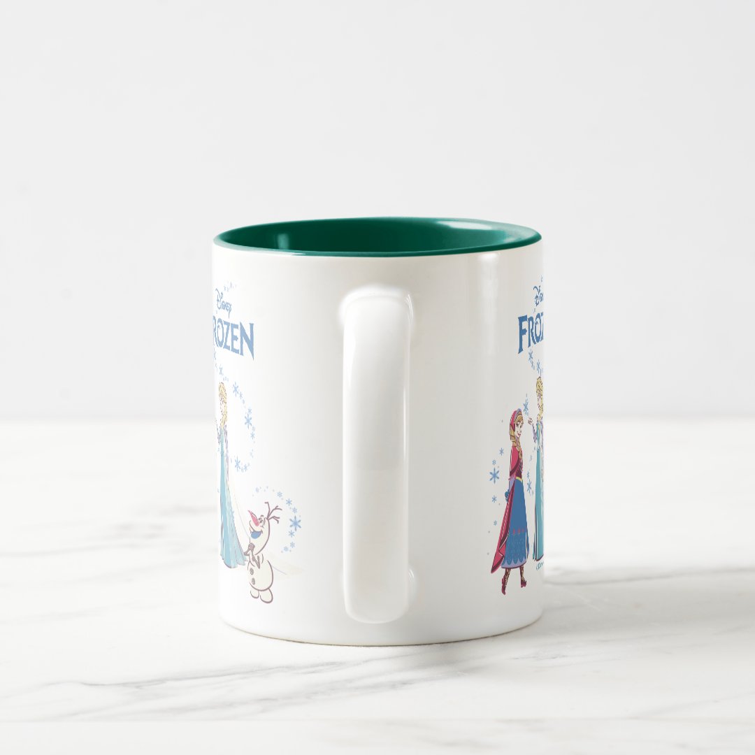 Elsa Anna Olaf Two-Tone Mug 