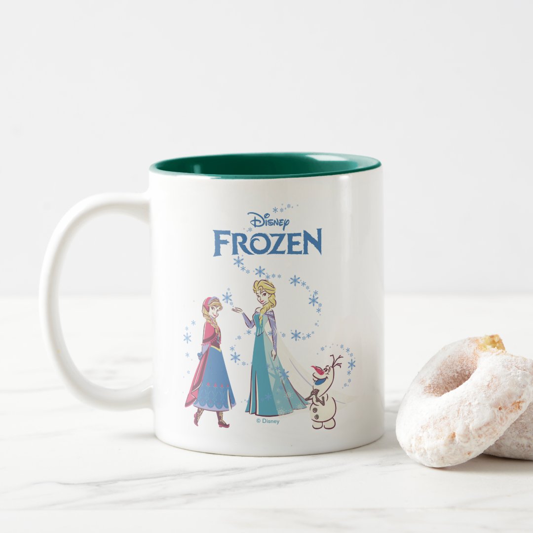 Elsa Anna Olaf Two-Tone Mug 