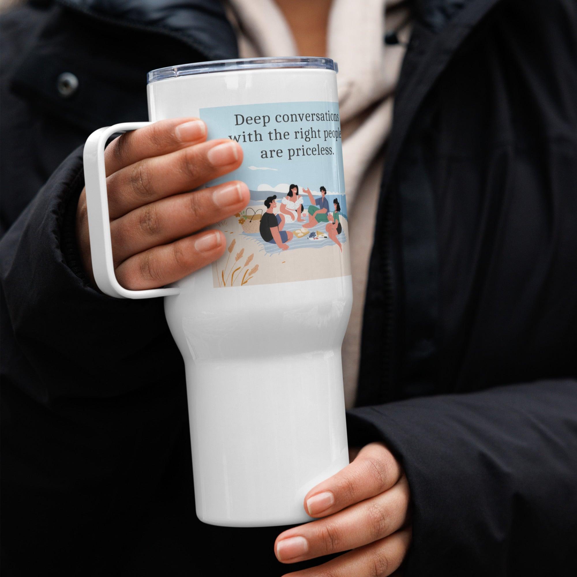 Meaningful Conversation Travel Mug - Inspire Cups