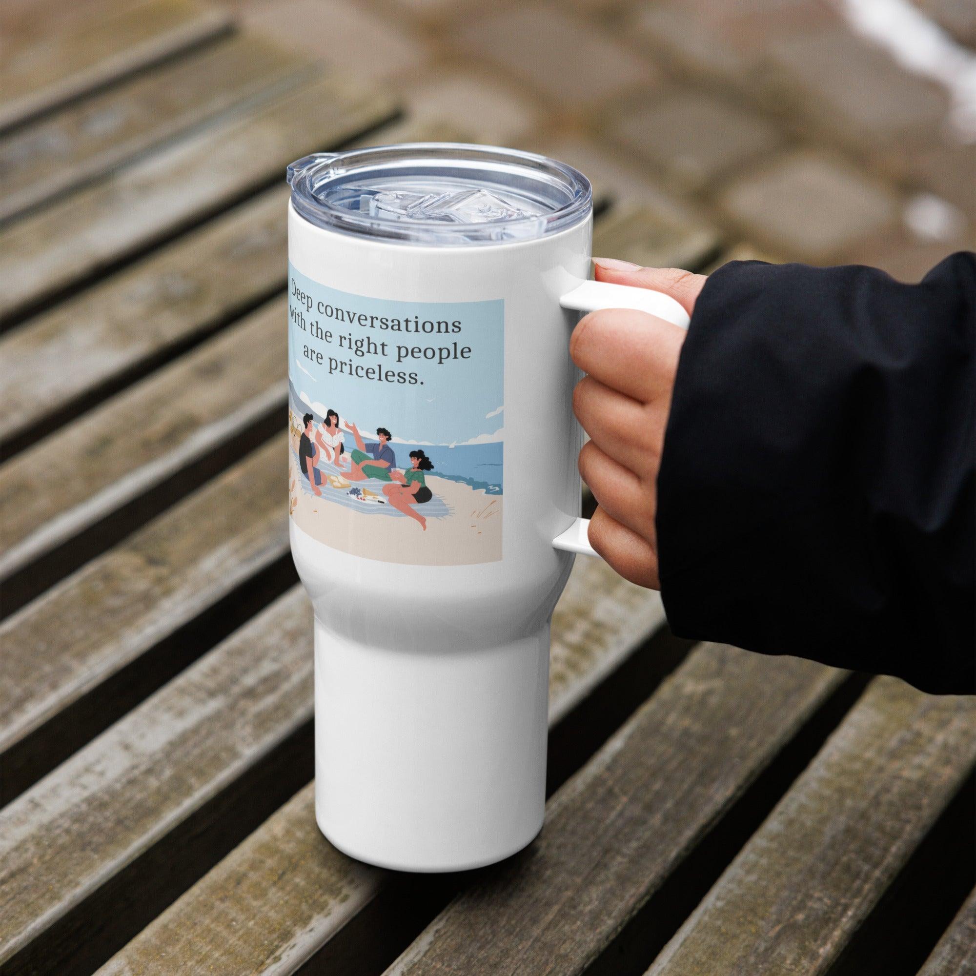 Meaningful Conversation Travel Mug - Inspire Cups