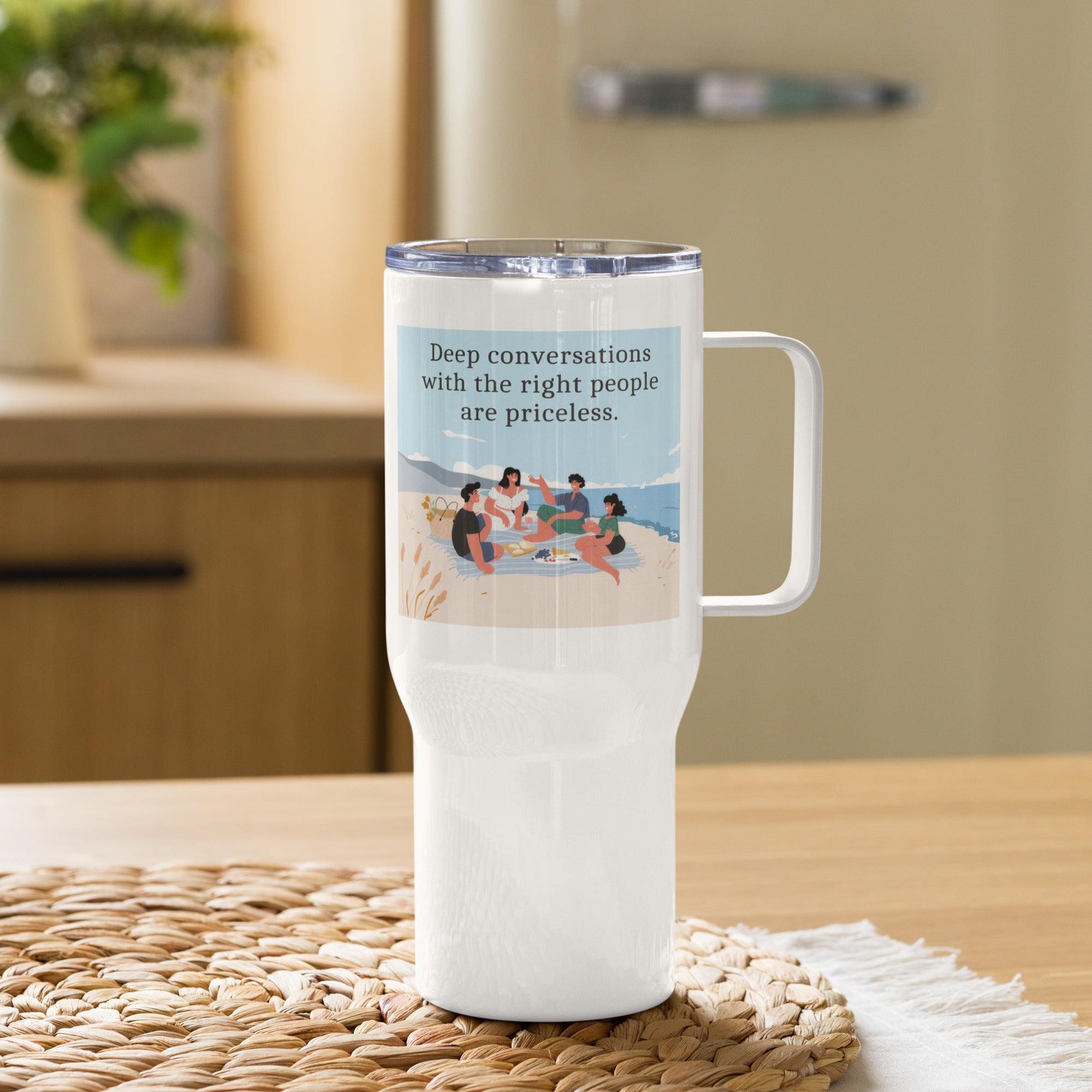Meaningful Conversation Travel Mug - Inspire Cups