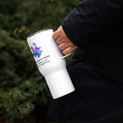Inspirational Butterfly Travel Mug - Inspire Cups