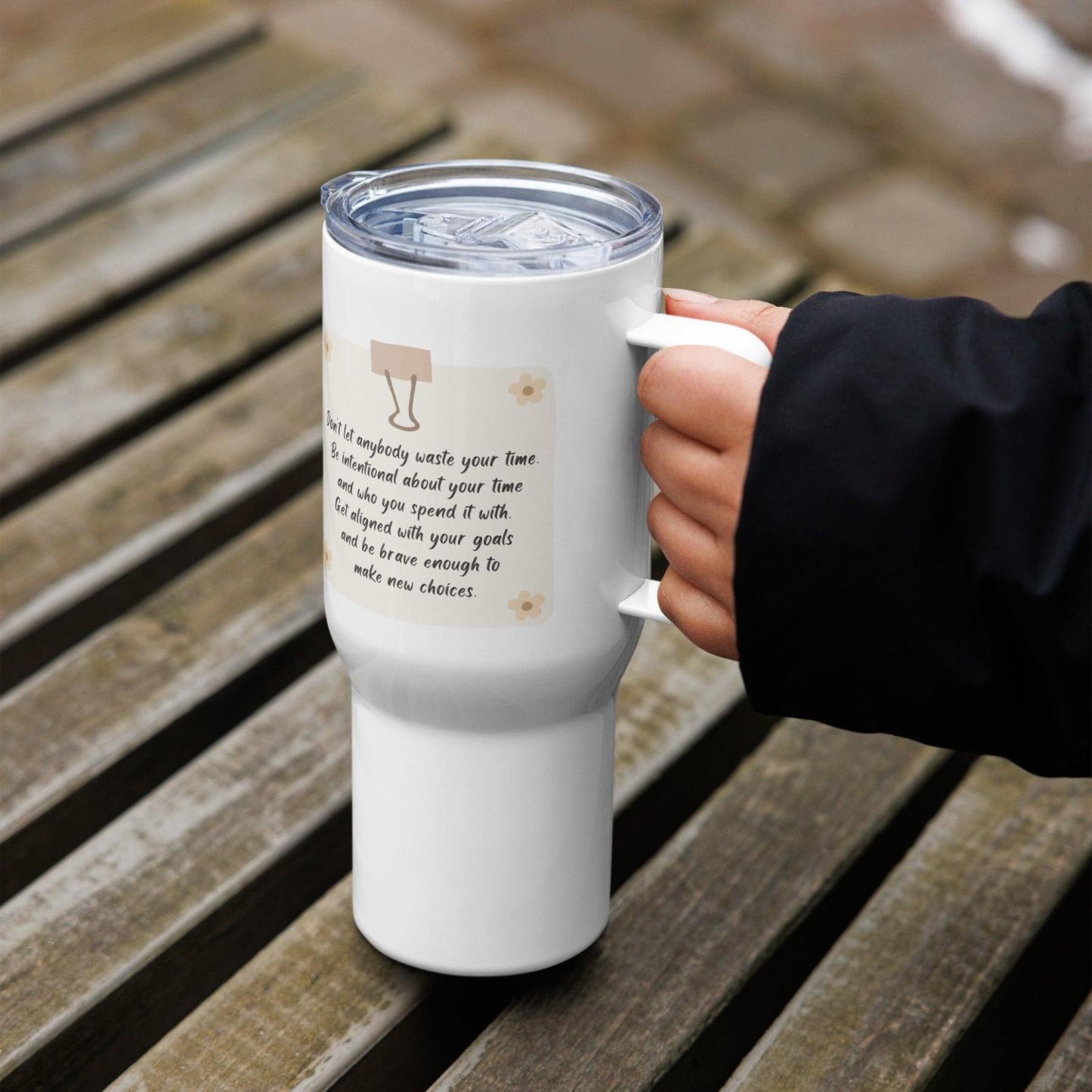 time awareness travel mug - Inspire Cups