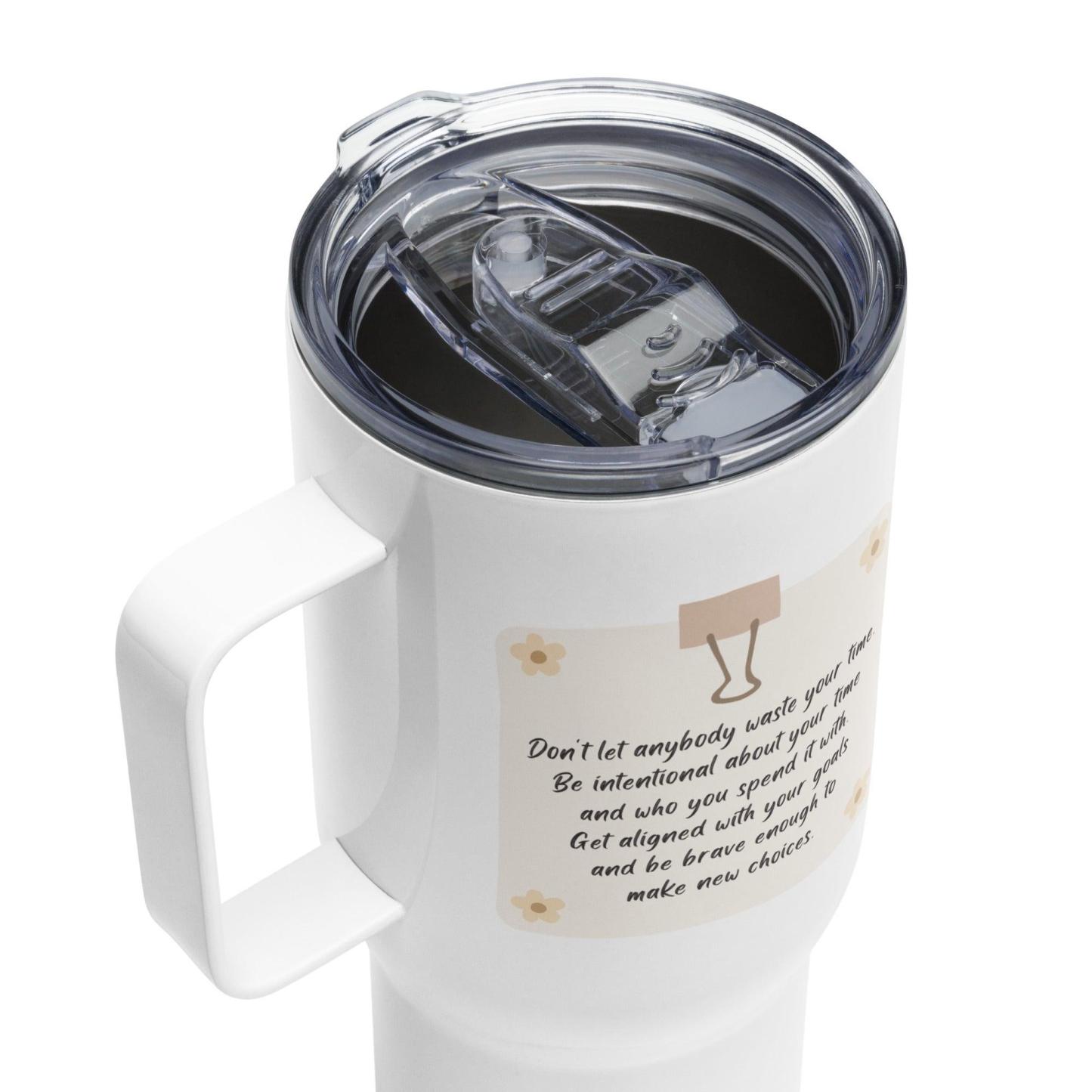 time awareness travel mug - Inspire Cups