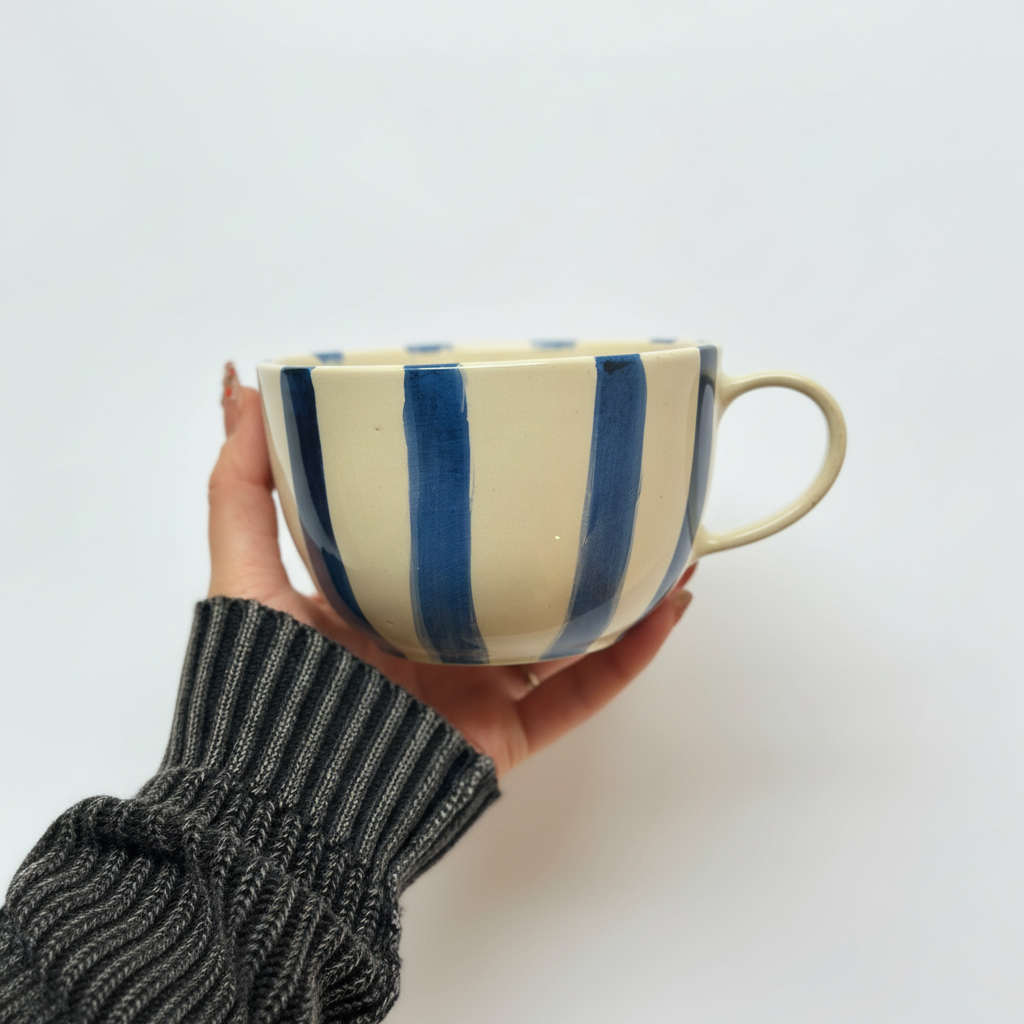 Handcrafted Teddy Bear Ceramic Coffee Mug