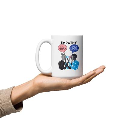 Empathy Illustration Glossy Mug - Inspire Cups