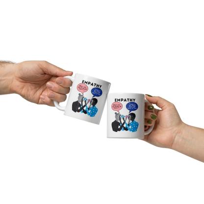 Empathy Illustration Glossy Mug - Inspire Cups