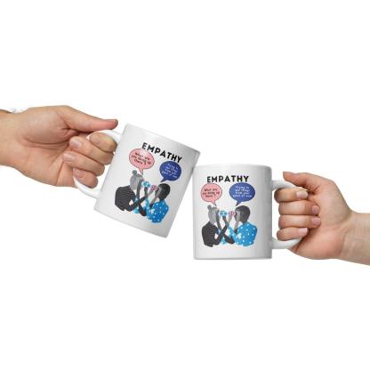 Empathy Illustration Glossy Mug - Inspire Cups