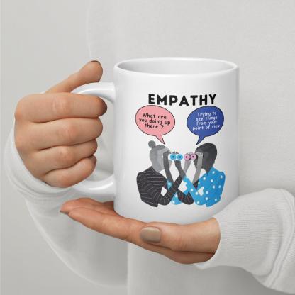 Empathy Illustration Glossy Mug - Inspire Cups