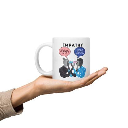 Empathy Illustration Glossy Mug - Inspire Cups
