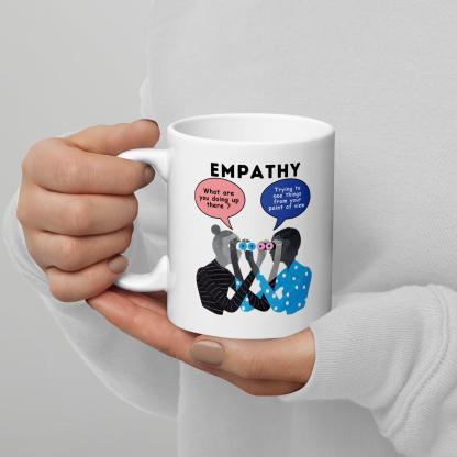 Empathy Illustration Glossy Mug - Inspire Cups