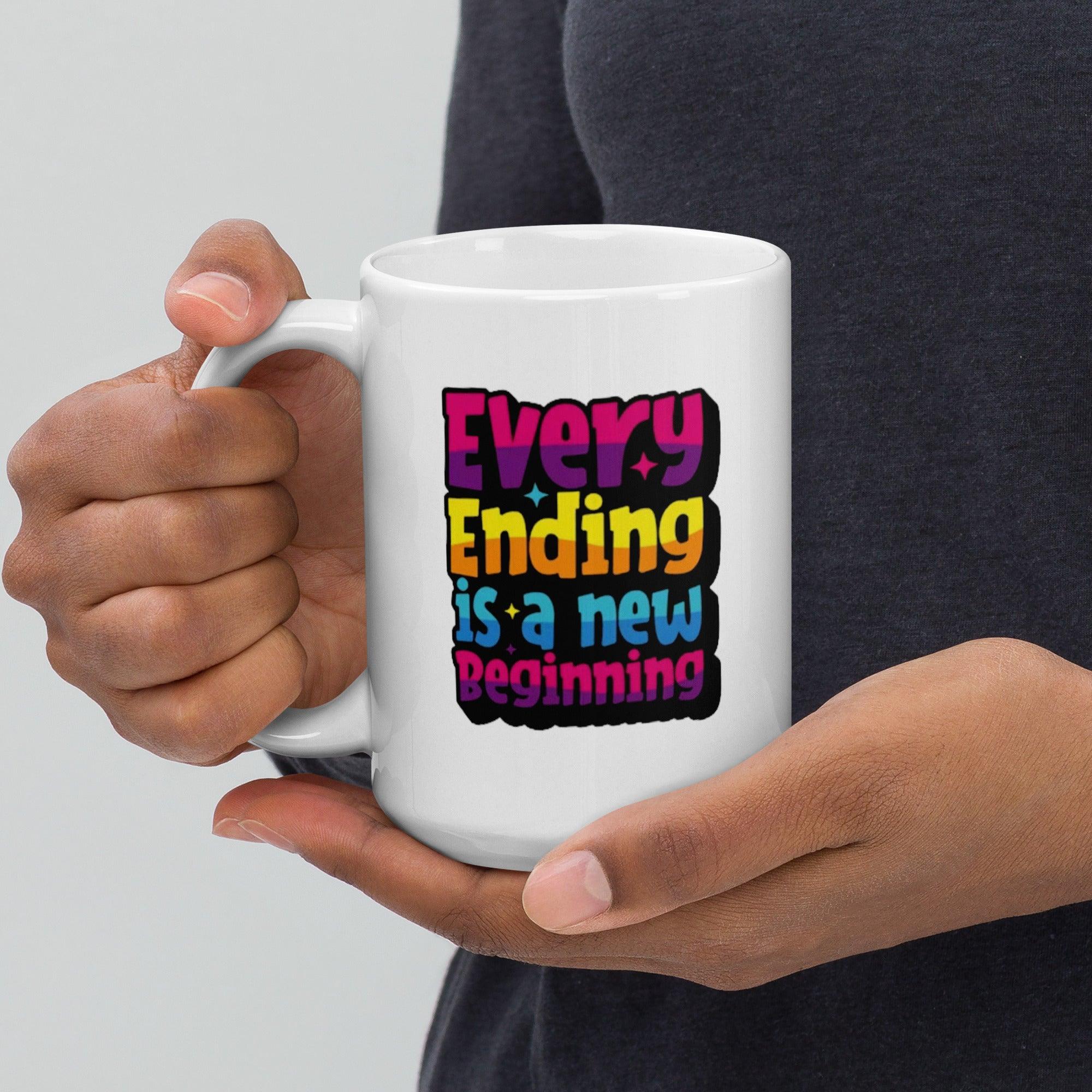 New Beginning Quote Mug - Inspire Cups
