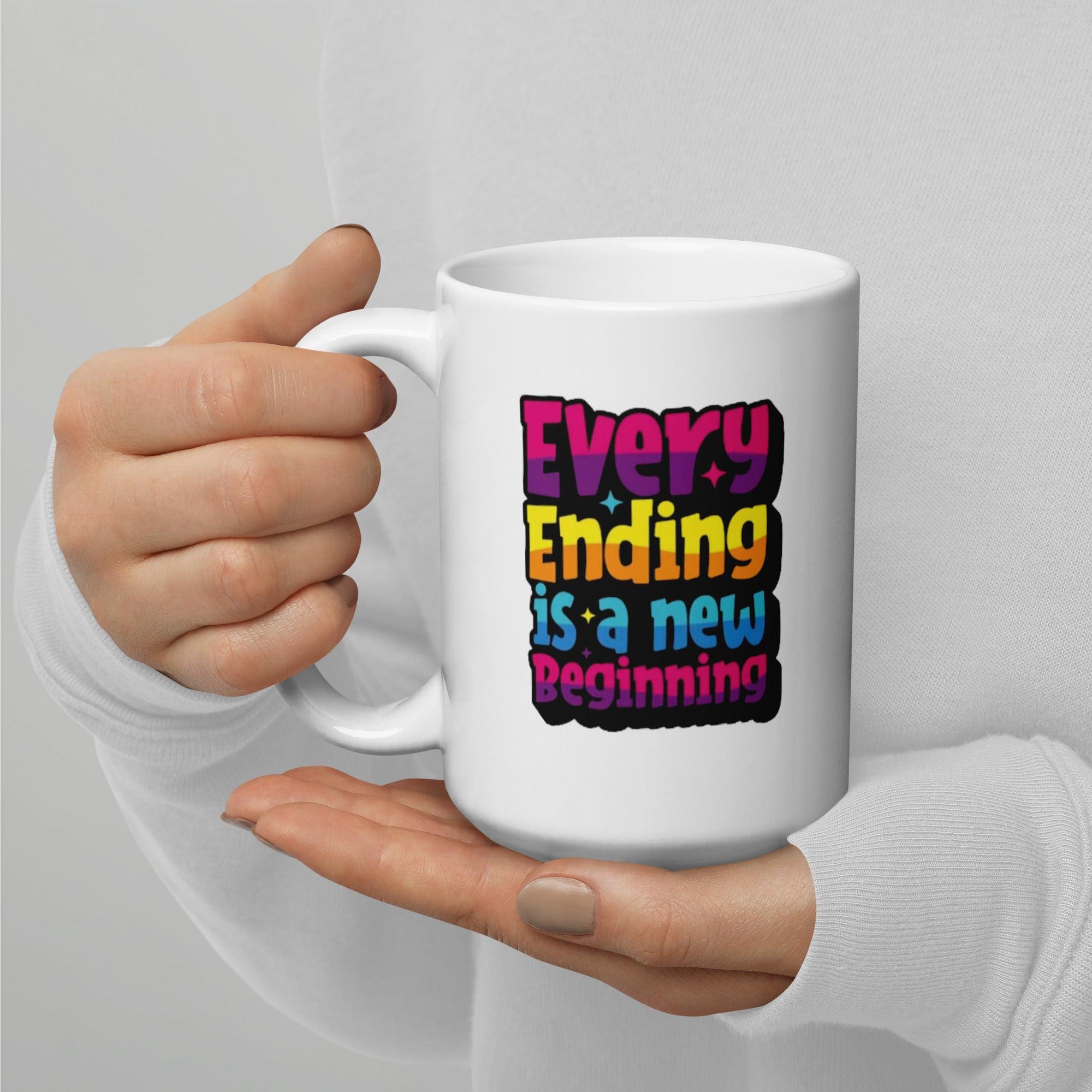 New Beginning Quote Mug - Inspire Cups