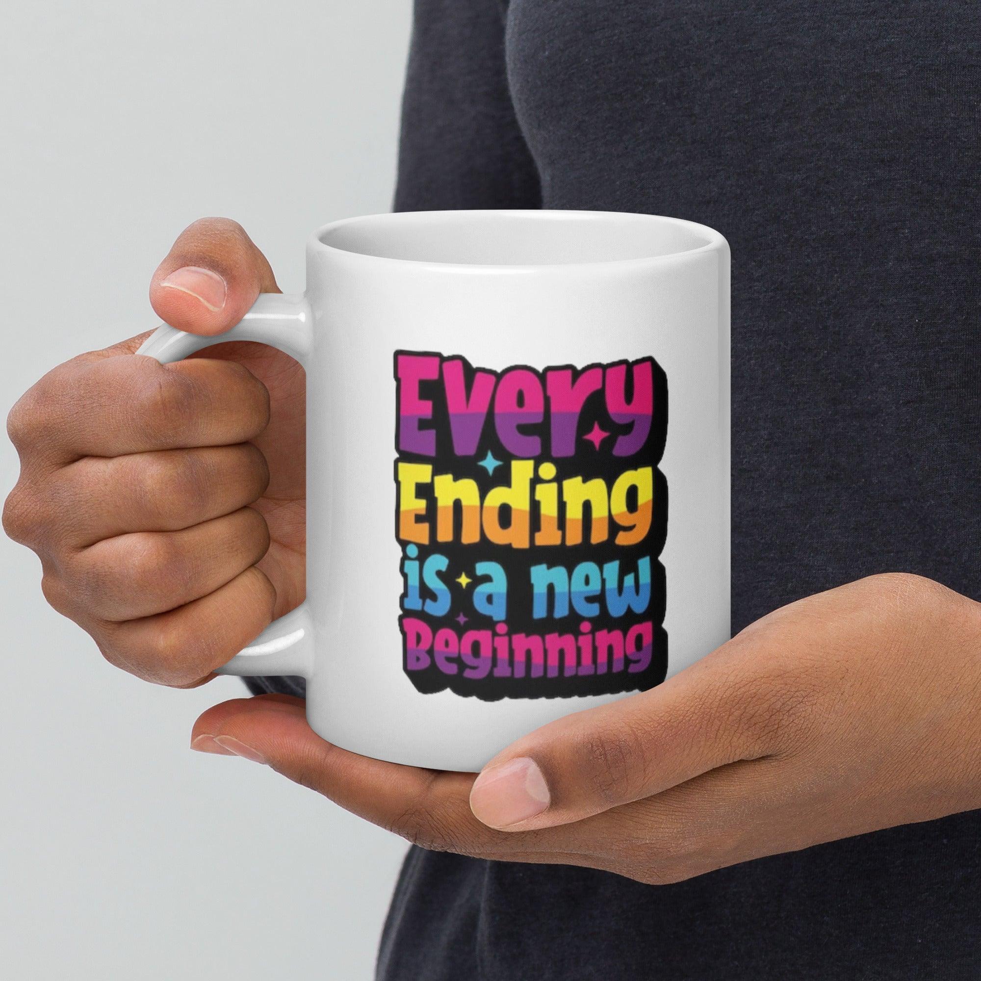 New Beginning Quote Mug - Inspire Cups