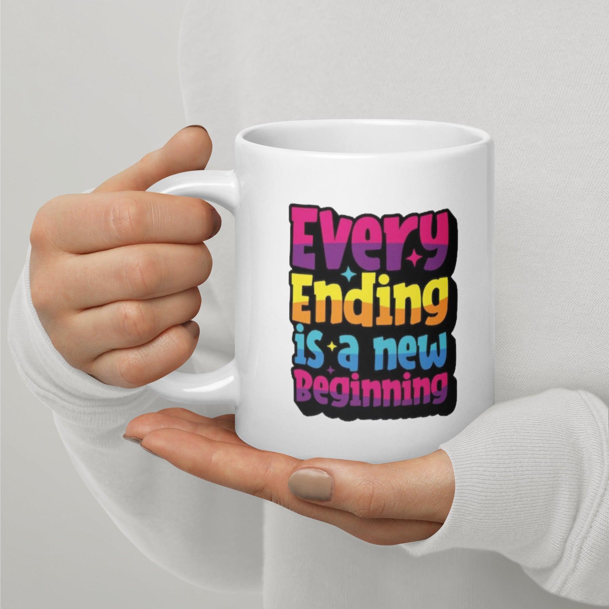 New Beginning Quote Mug - Inspire Cups