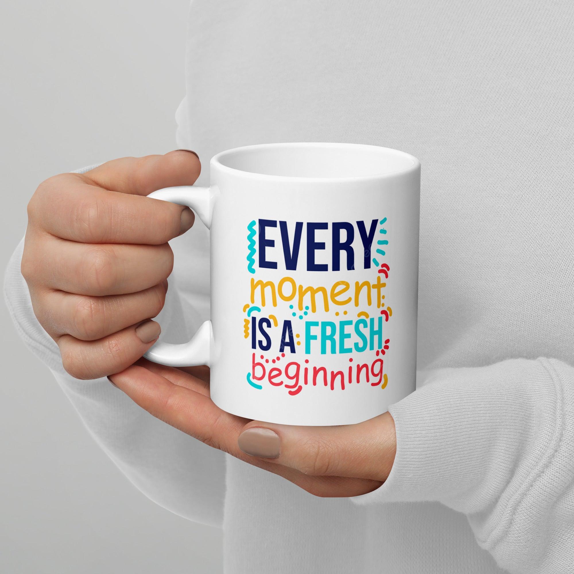 Fresh Beginning Glossy Mug - Inspire Cups