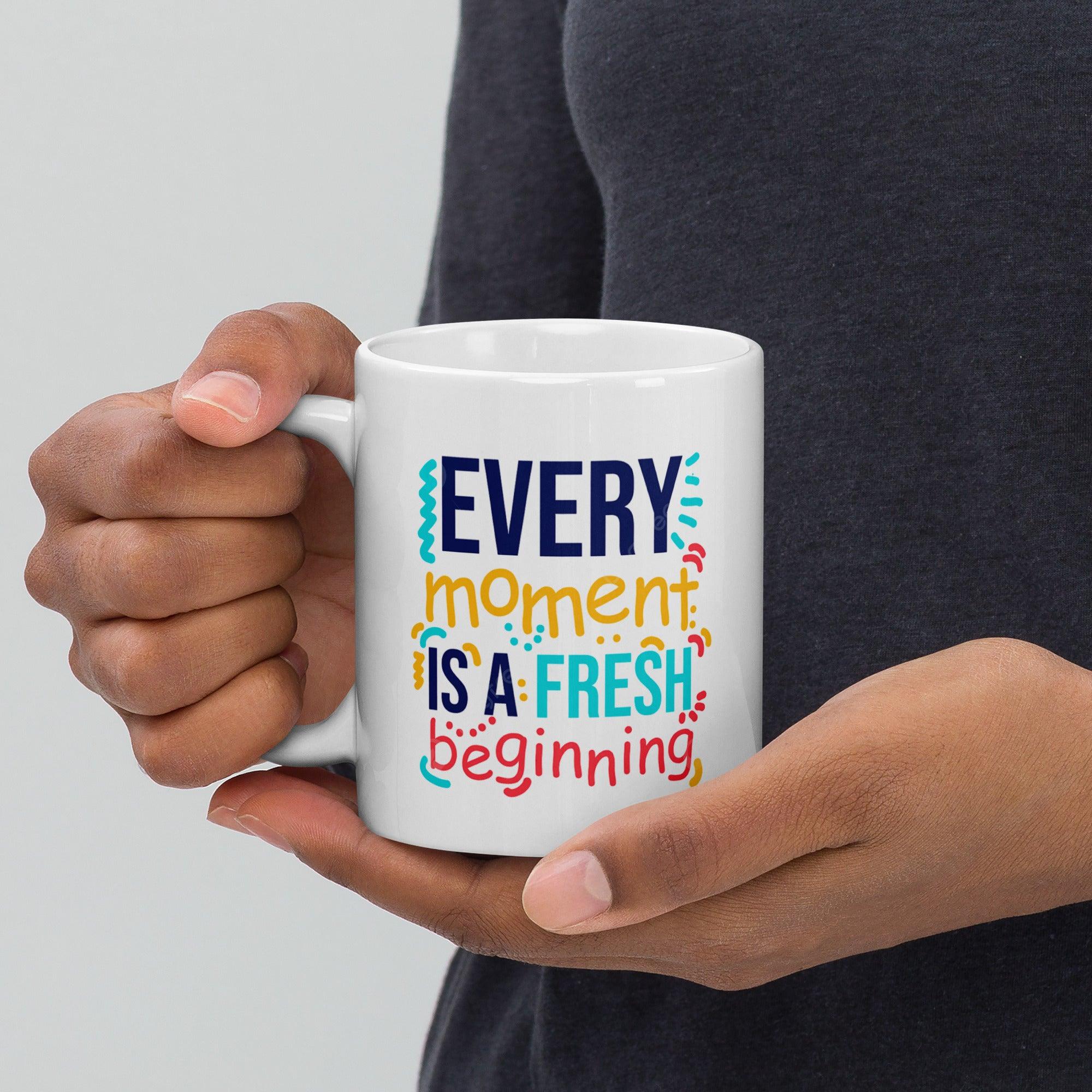 Fresh Beginning Glossy Mug - Inspire Cups