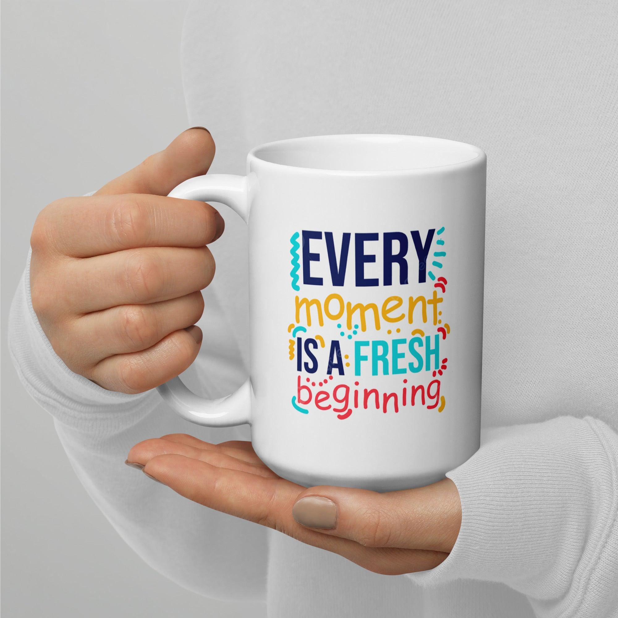 Fresh Beginning Glossy Mug - Inspire Cups