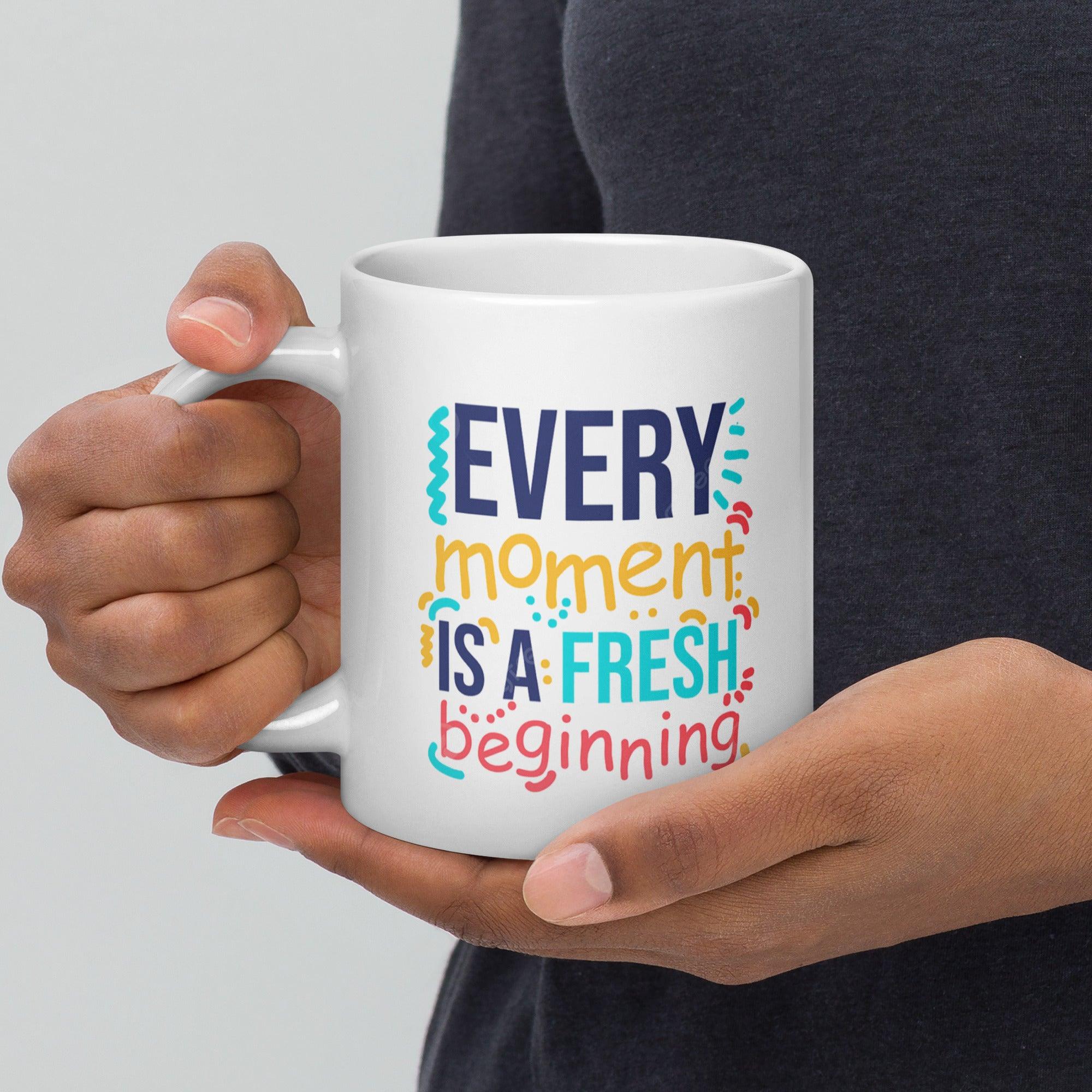 Fresh Beginning Glossy Mug - Inspire Cups