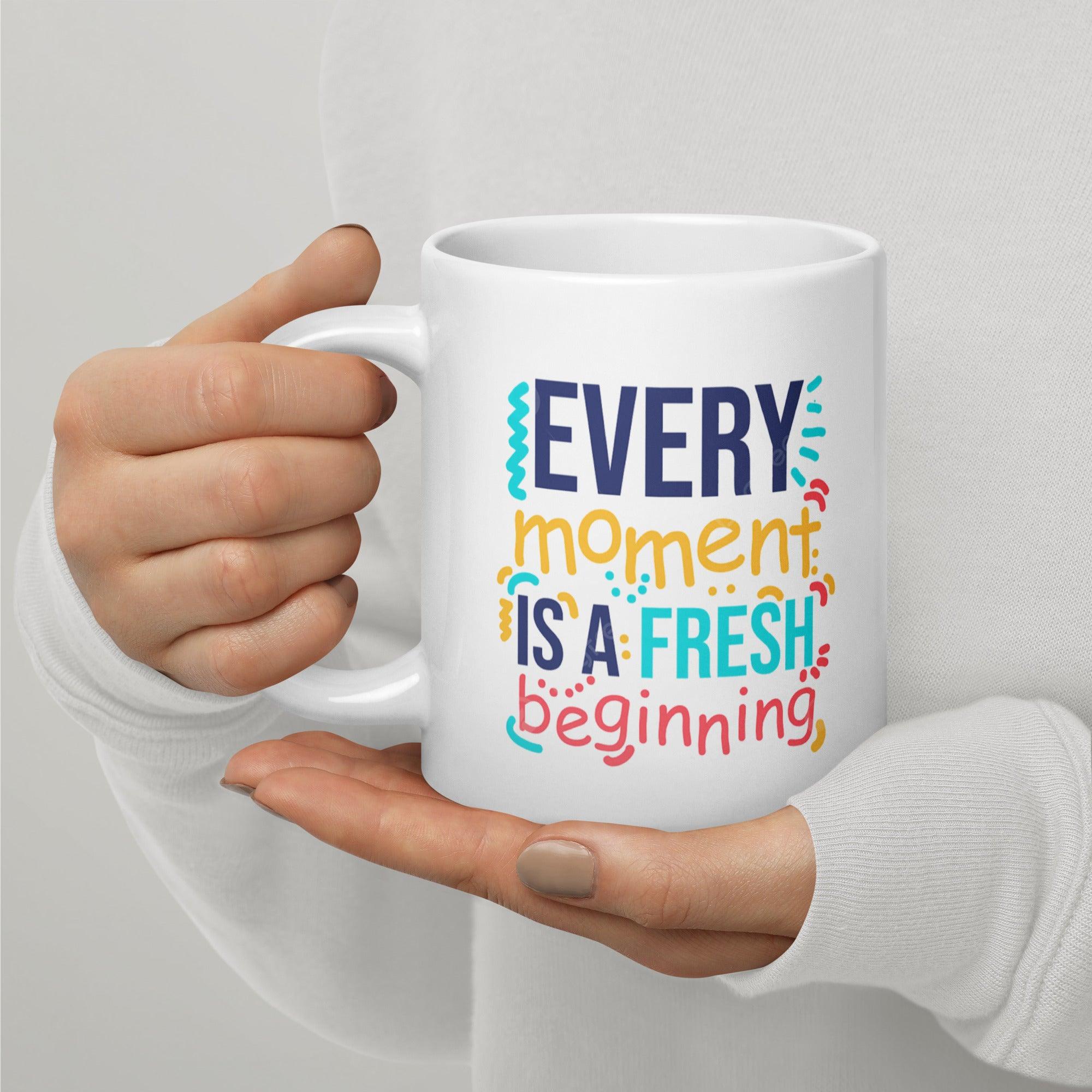 Fresh Beginning Glossy Mug - Inspire Cups
