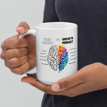 Growth Mindset Glossy Mug - Inspire Cups