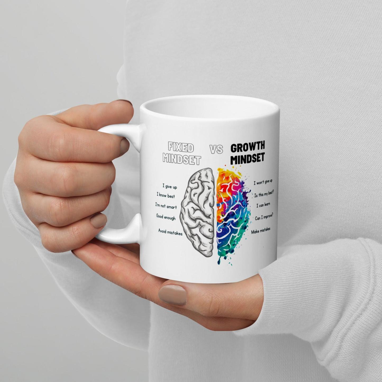 Growth Mindset Glossy Mug - Inspire Cups