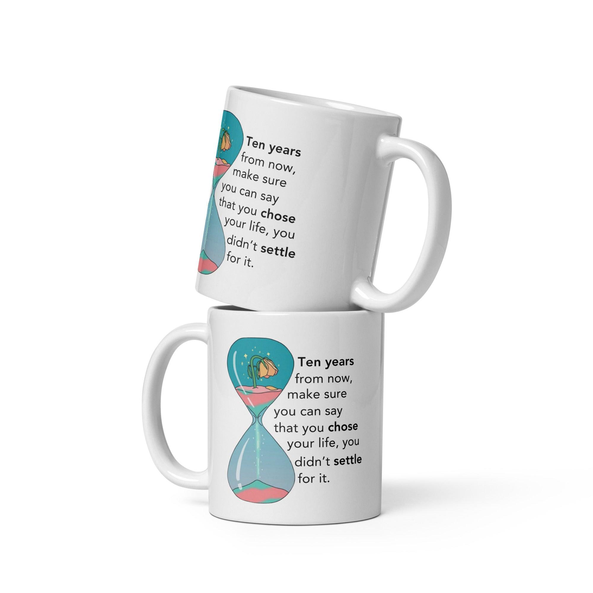 Intentional Living Quote Mug - Inspire Cups