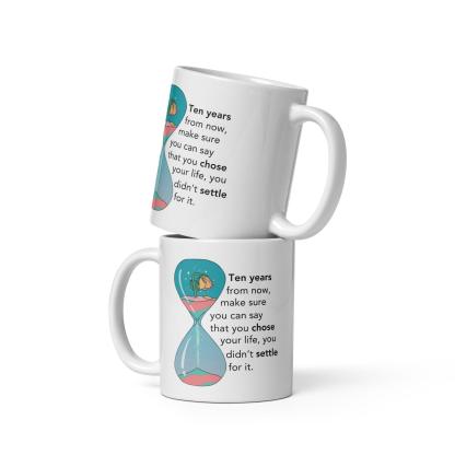 Intentional Living Quote Mug - Inspire Cups