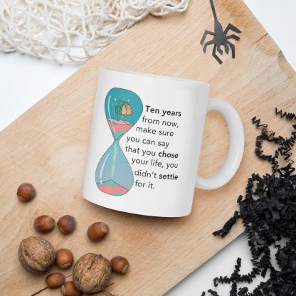 Intentional Living Quote Mug - Inspire Cups