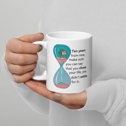 Intentional Living Quote Mug - Inspire Cups