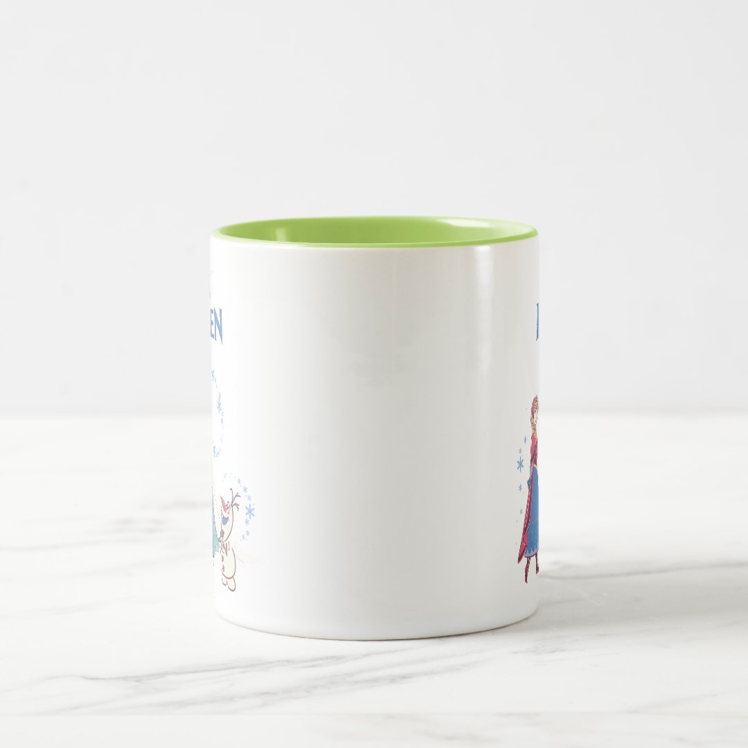 Elsa Anna Olaf Two-Tone Mug 