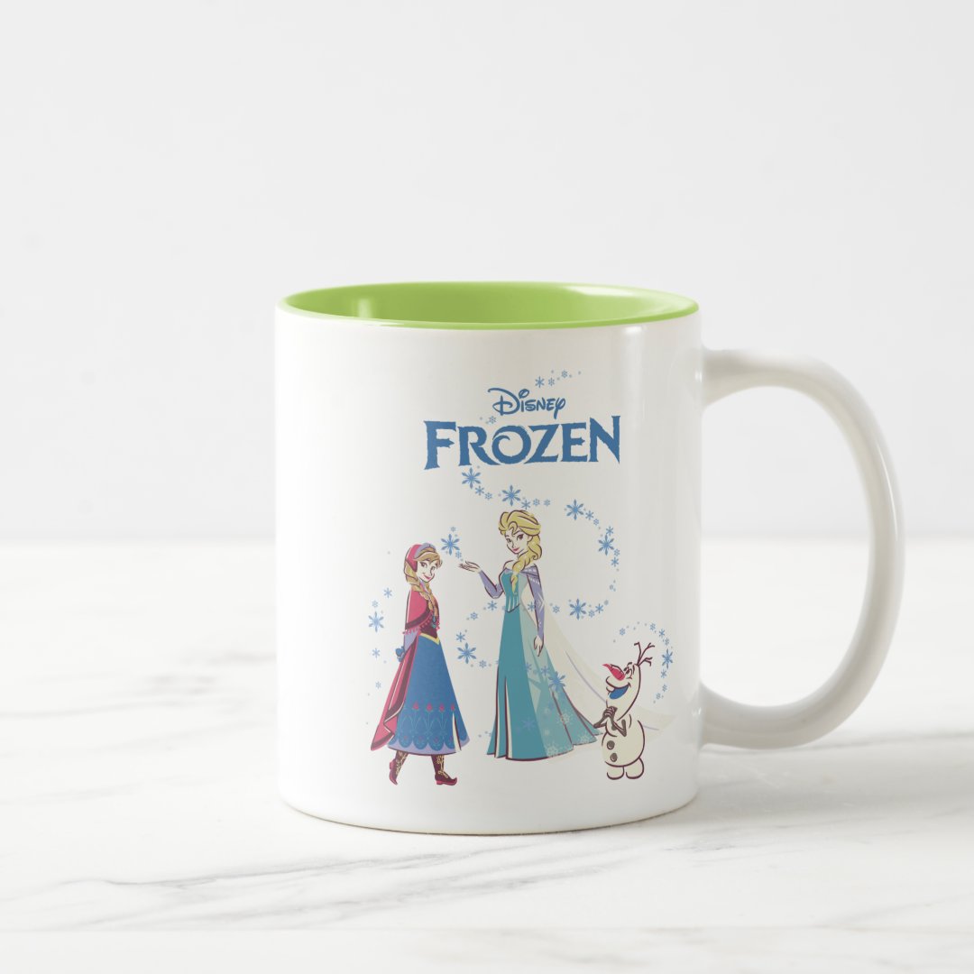 Elsa Anna Olaf Two-Tone Mug 