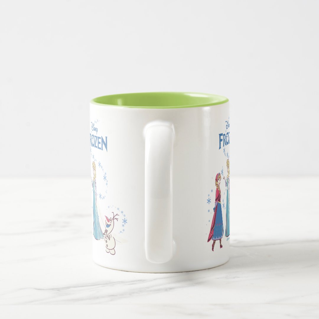 Elsa Anna Olaf Two-Tone Mug 