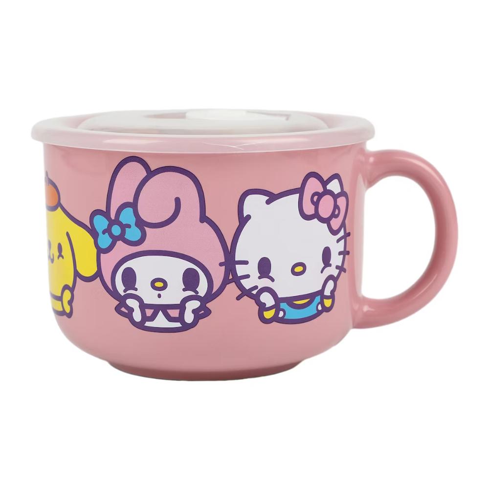 [Copy]Hello Kitty Mug Red Flowers Cherries Ceramic Mug Coffee Tea Cup