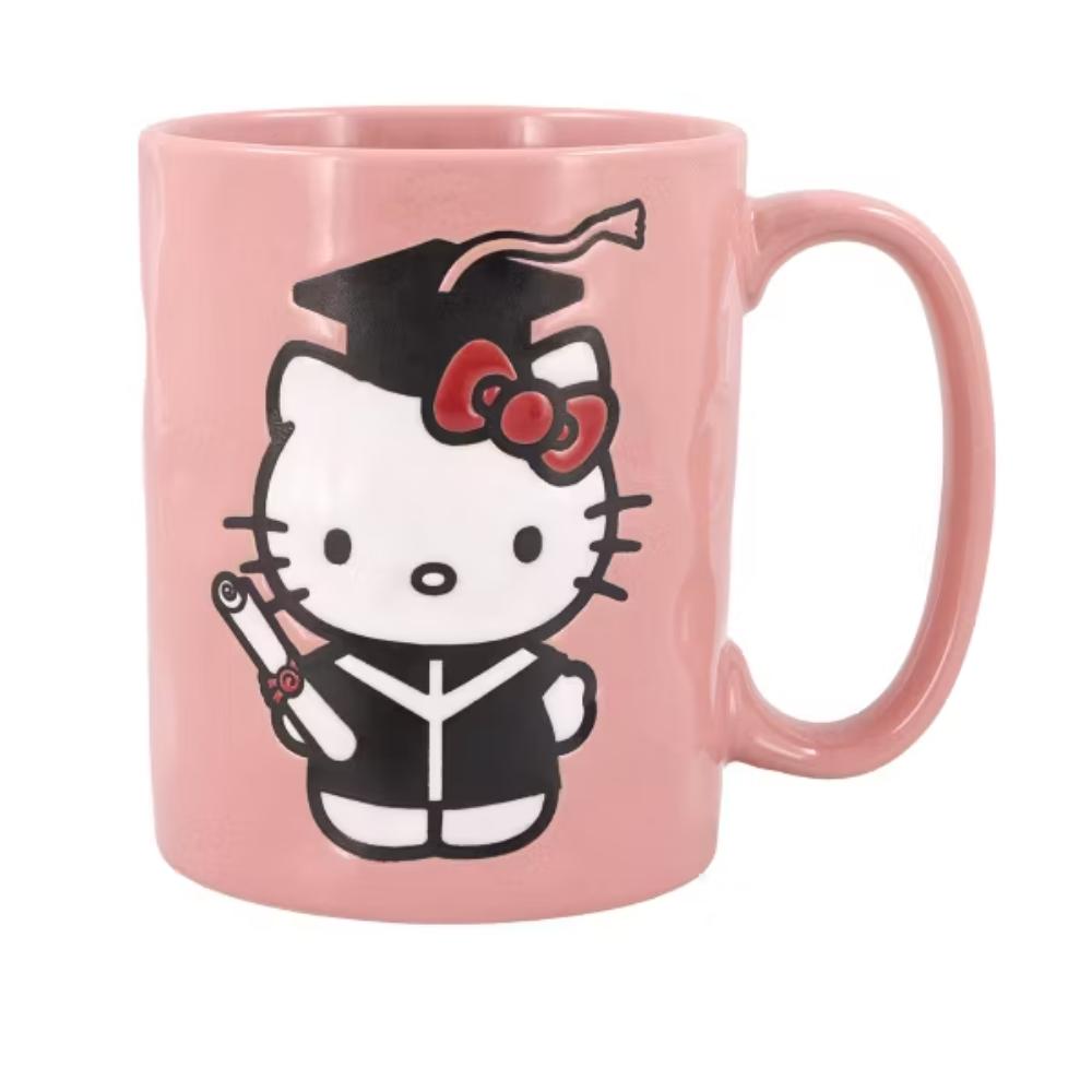 Silver Buffalo Sanrio Hello Kitty Graduation Ceramic Pottery Mug