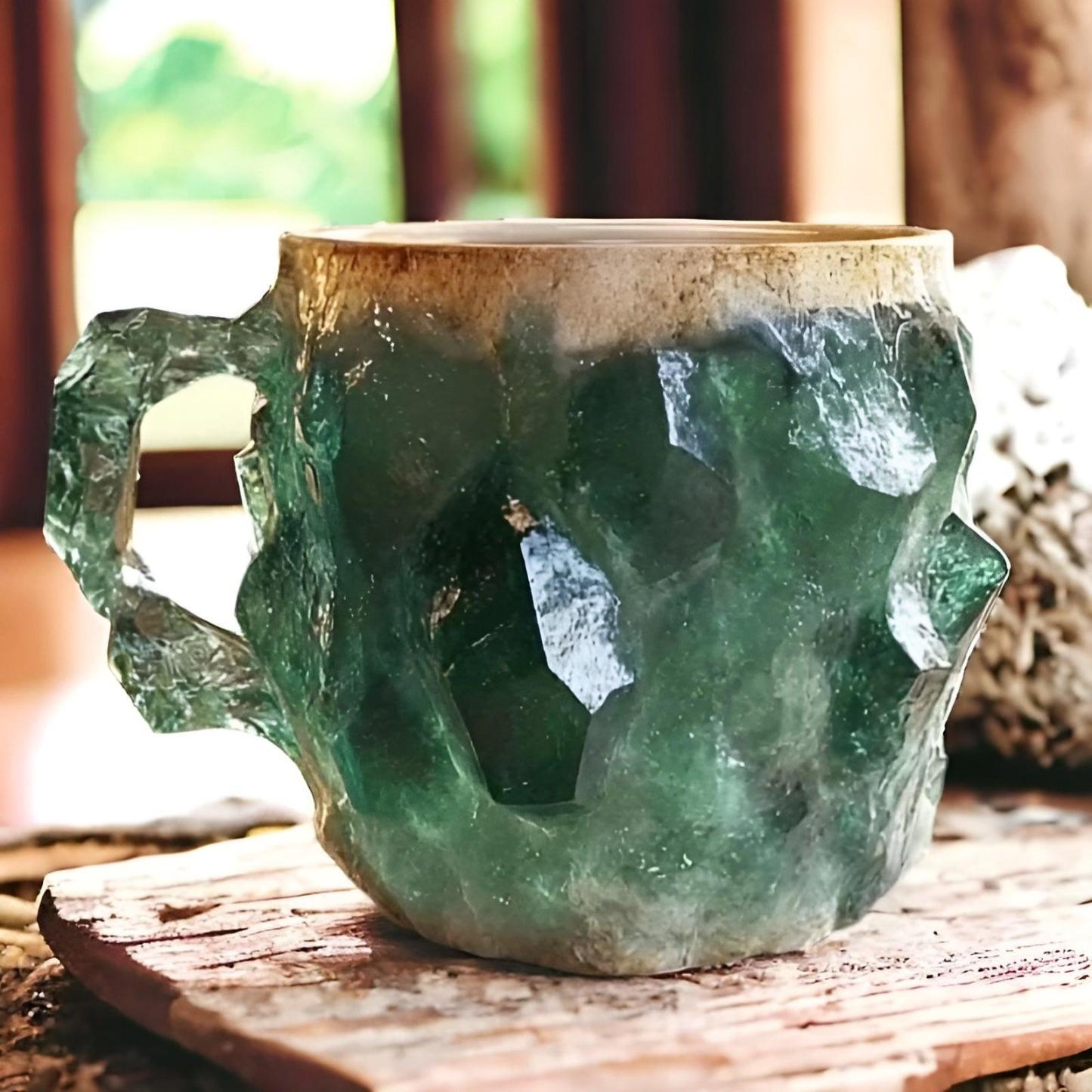 Crystal Gemstone Coffee Mug Sip in Sophisticated Style - Inspire Cups