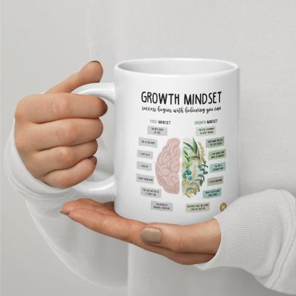 Growth Quote Printed Mug - Inspire Cups